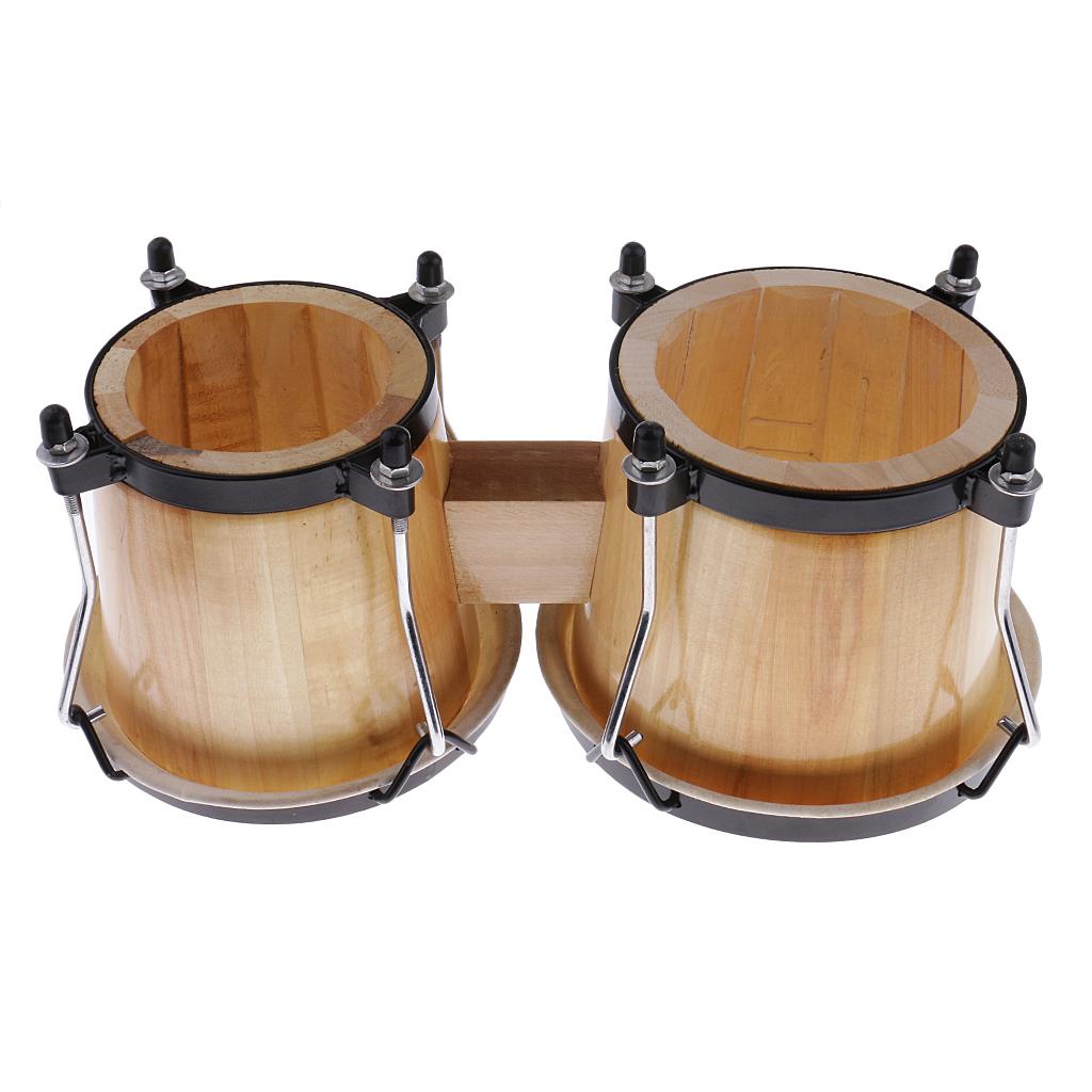 Bongo Drum Set - آلات موسيقية أورف، طبل بونجو خشبي،