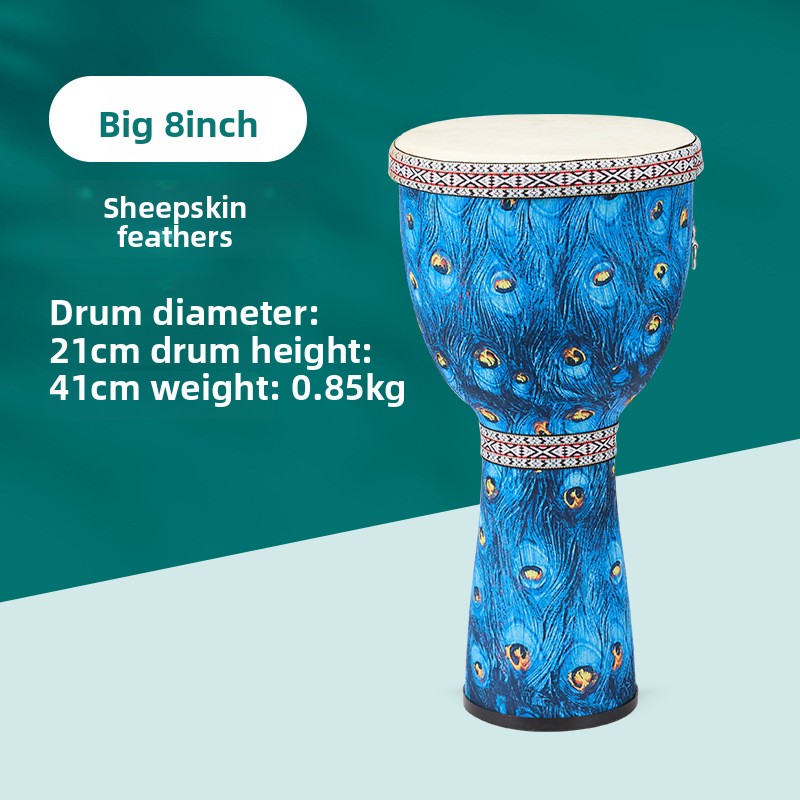 Bongo Drum Set - طبلة يدوية أفريقية كبيرة مقاس 8