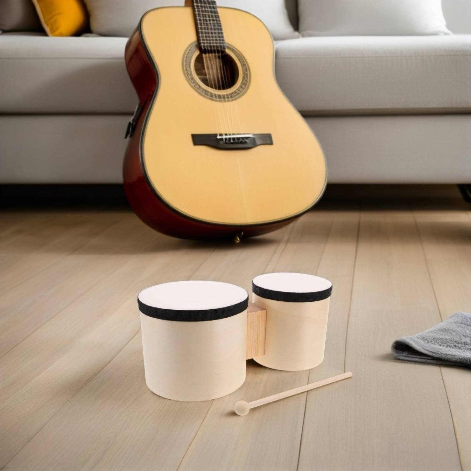 Bongo Drum Set - طقم طبول بونجو سهل التعلم، آلة