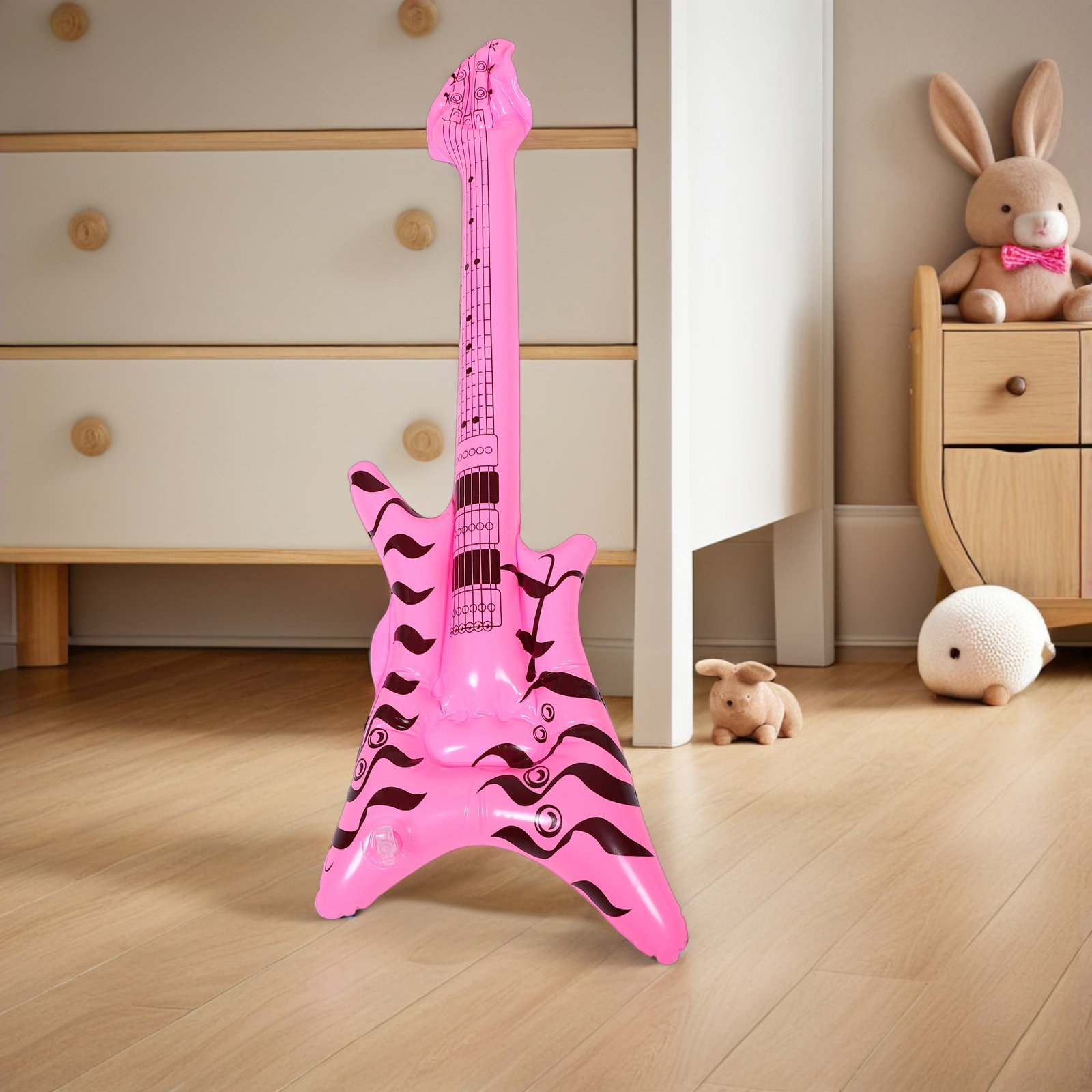 Musical Instrument You Blow Into - جيتار روك آند رول قابل للنفخ،