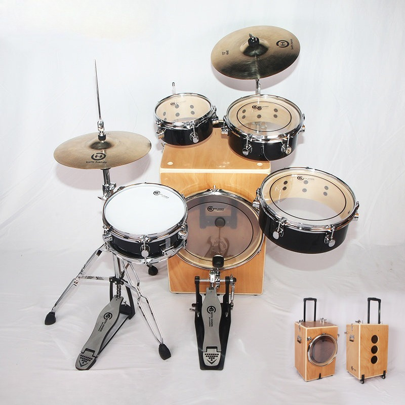 Cajon Musical Instrument - طبلة كاجون محمولة للسفر بدون تجميع،
