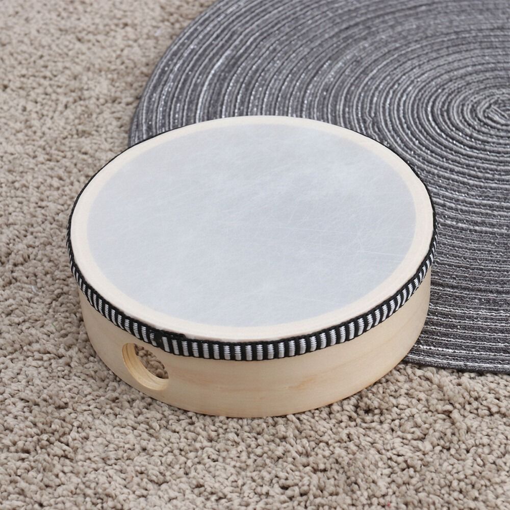لعبة 4/6/8/10 بوصة طبلة يدوية  - مراجعة Musical Instruments Game وسعره
