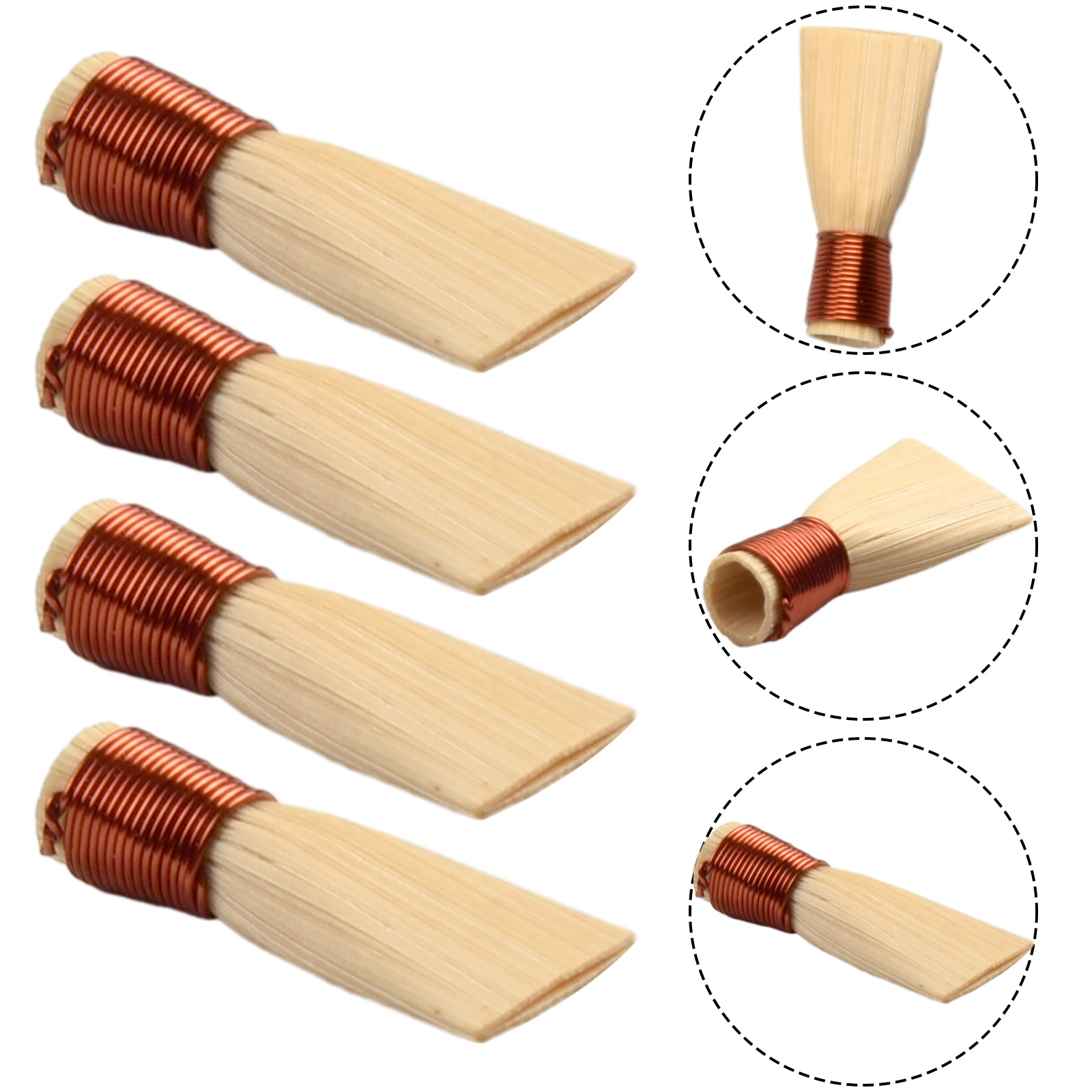 مجموعة من 4 صفارات سونا مصنوعة - مراجعة Musical Instrument Reed وسعره