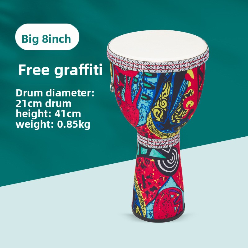 طبلة يدوية أفريقية كبيرة مقاس  - مراجعة Bongo Drum Set وسعره