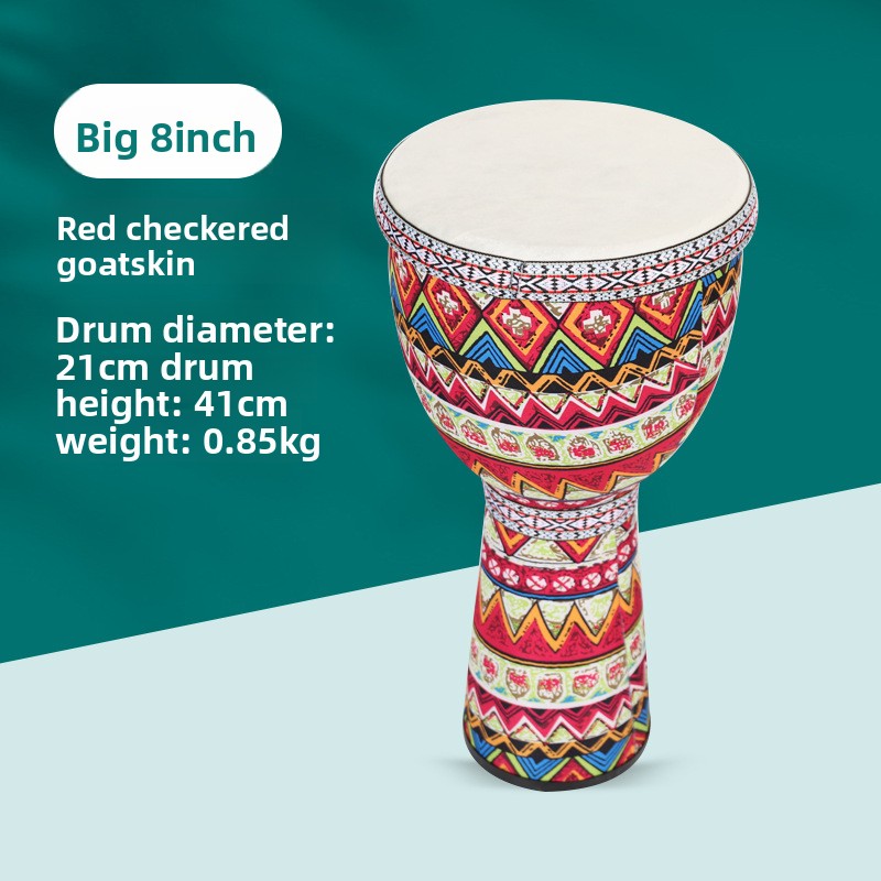 طبلة يدوية أفريقية كبيرة مقاس  - مراجعة Bongo Drum Set وسعره