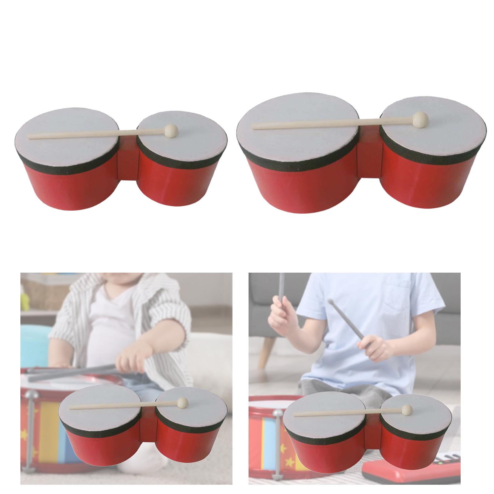 طبل بونجو خشبي للإيقاع والعزف، - مراجعة Bongo Drum Set وسعره