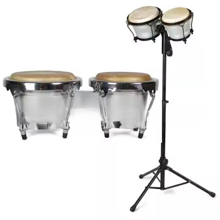 طبلة بونجو احترافية مع حامل قا - مراجعة Bongo Drum Set وسعره