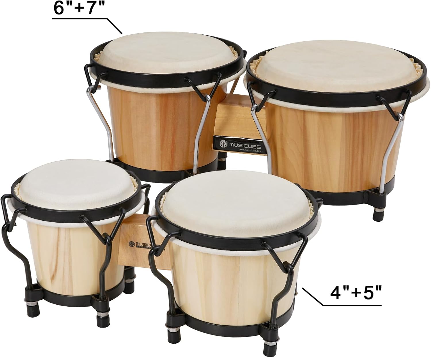 أسعار الجملة أعلى جودة 4 + 5 ب - مراجعة Bongo Drum Set وسعره