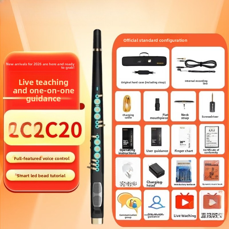 C20 آلة موسيقية كهربائية ذكية  - مراجعة Musical Instrument You Blow Into وسعره