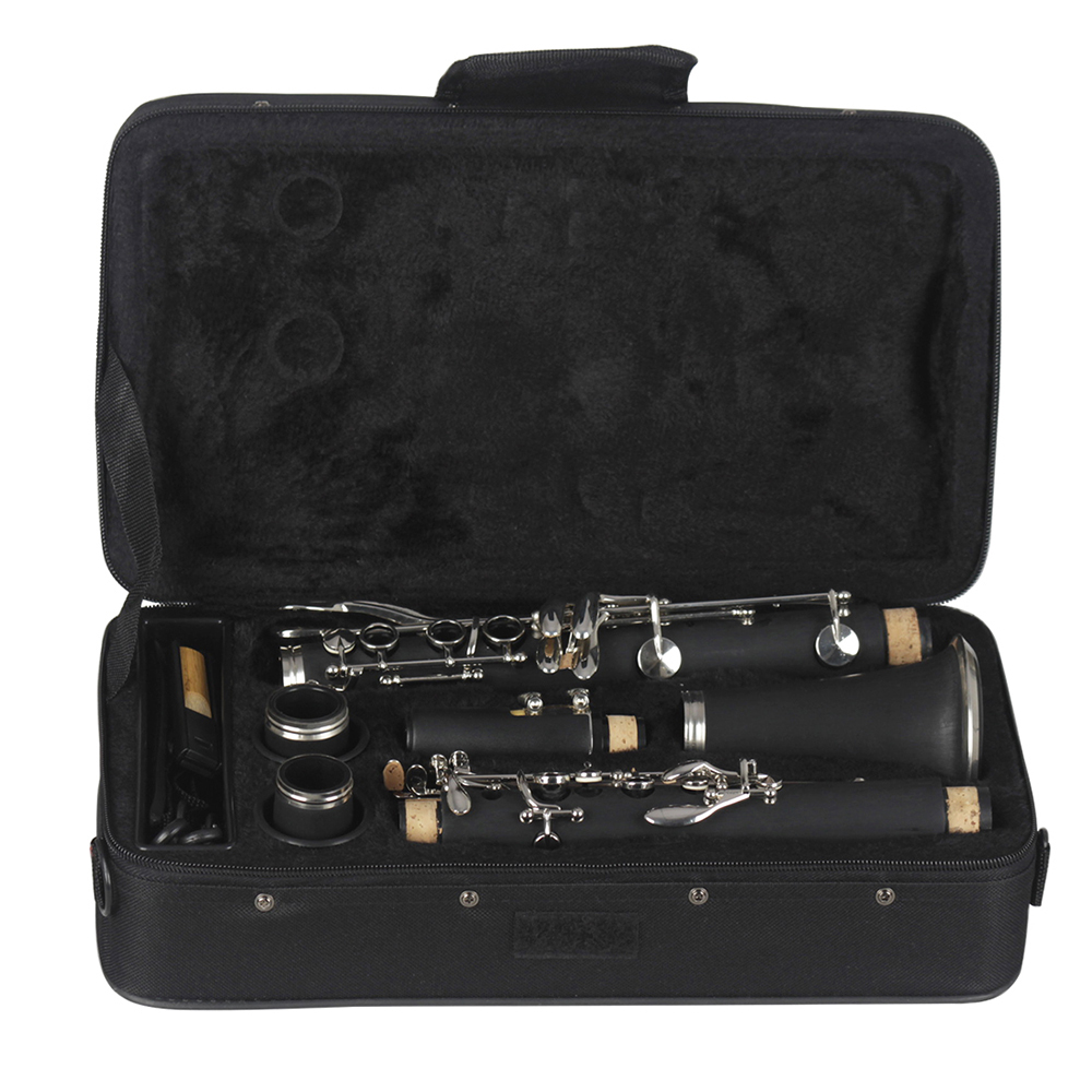 Bb Clarinet 17 Keys Bakelite W - مراجعة Musical Instrument Reed وسعره