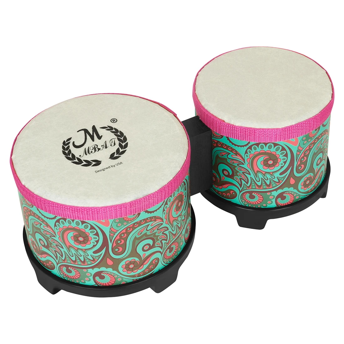 طبل بونجو M MBAT مقاس 5 بوصات  - مراجعة Bongo Drum Set وسعره