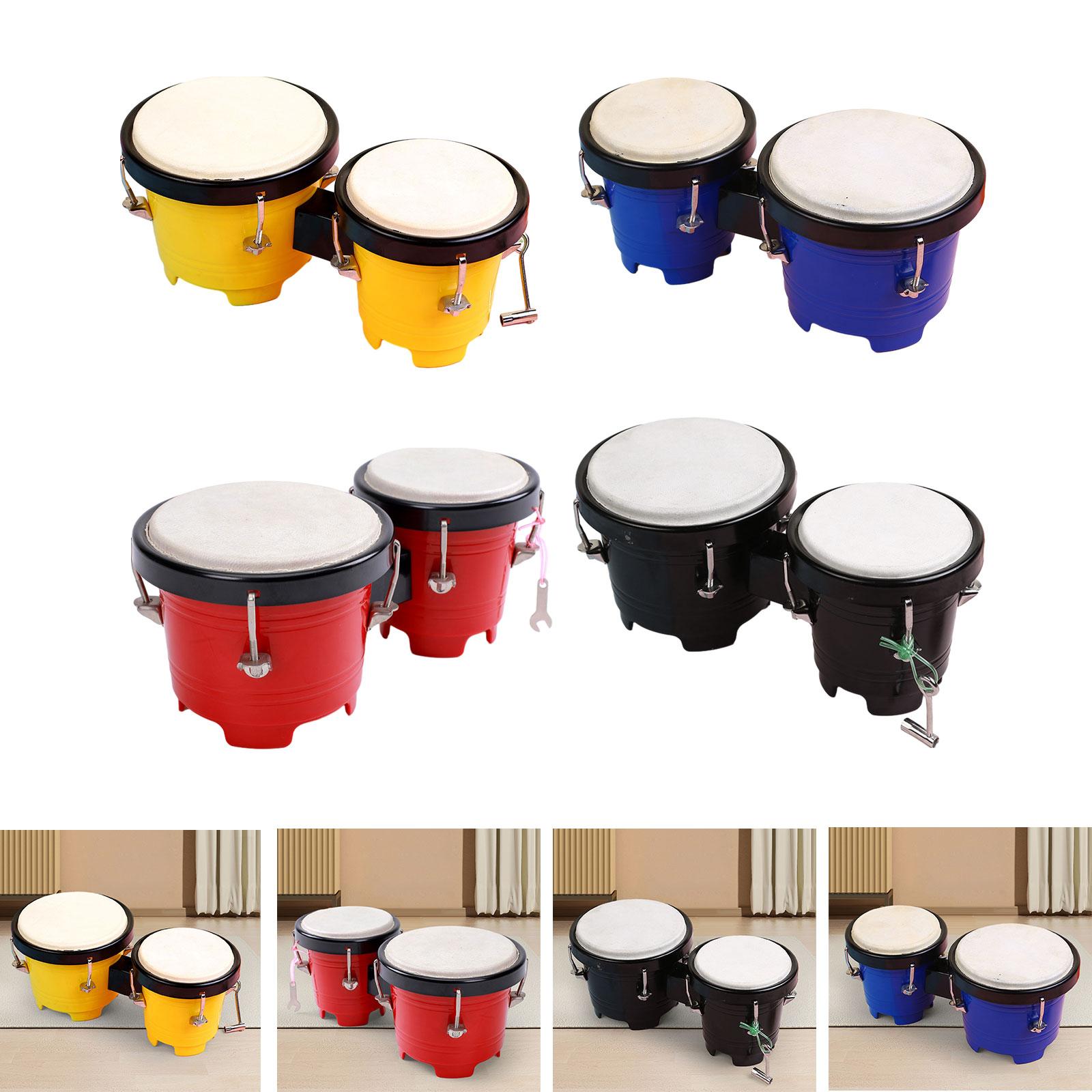 طقم طبول بونجو إيقاعية 4 و5 بو - مراجعة Bongo Drum Set وسعره